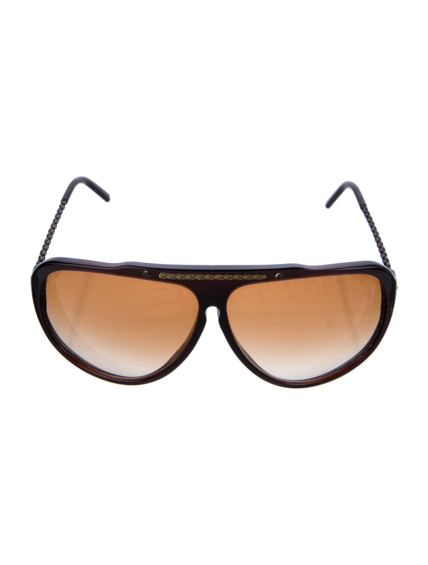 Bottega Veneta Aviator Gradient Sunglasses