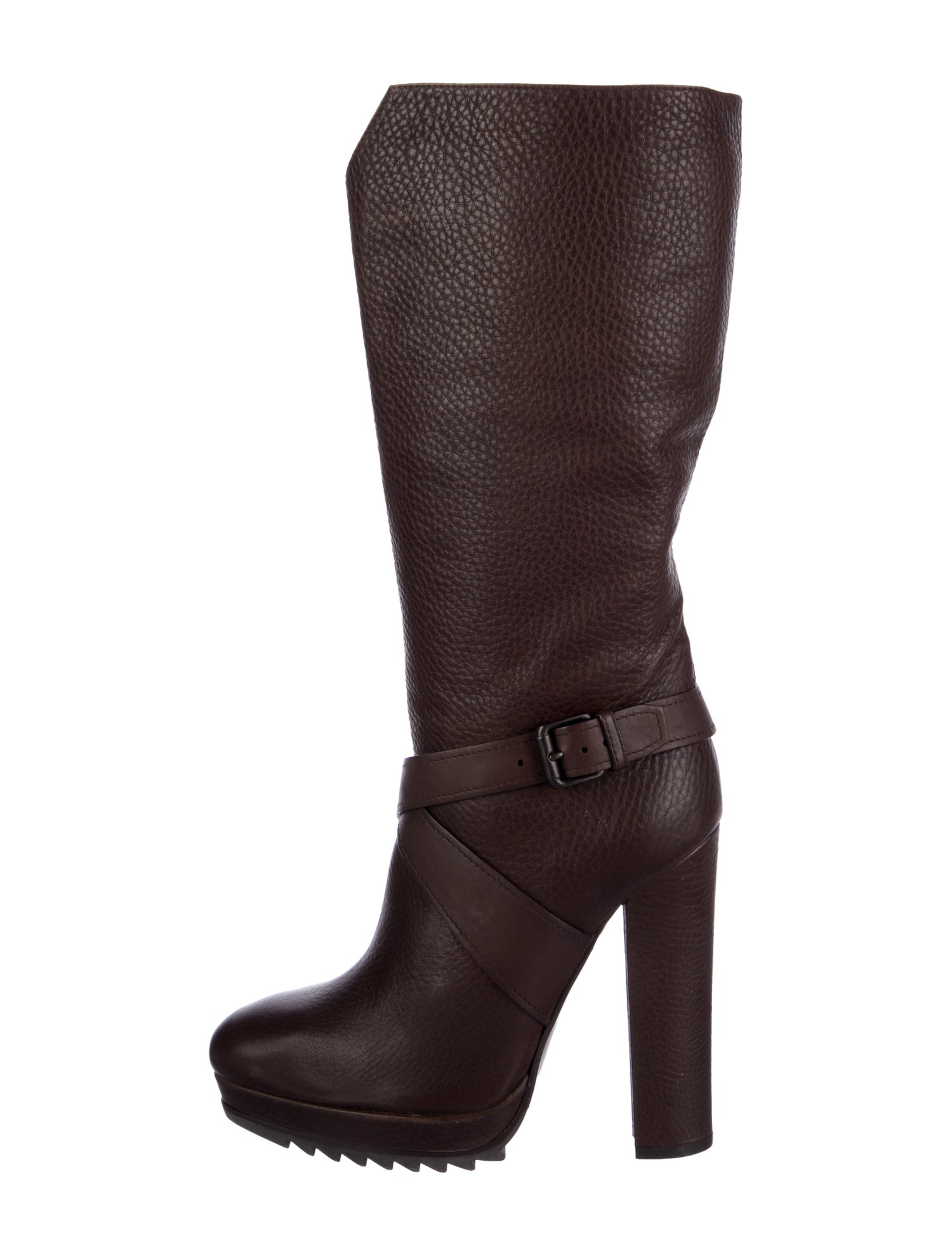 Bottega Veneta Leather Moto Boots