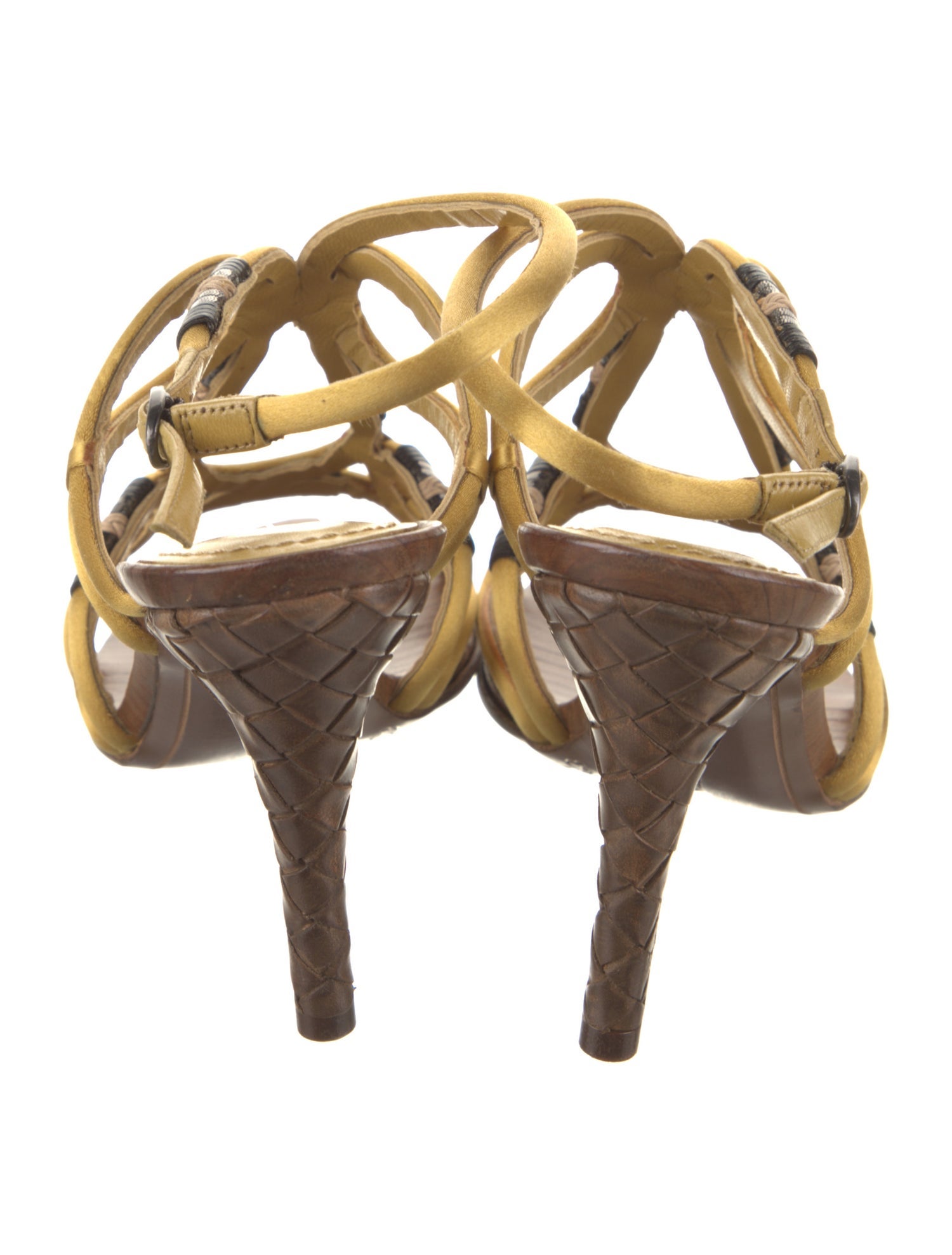 Bottega Veneta Satin Sandals