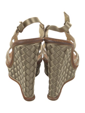 Bottega Veneta Satin Slingback Sandals