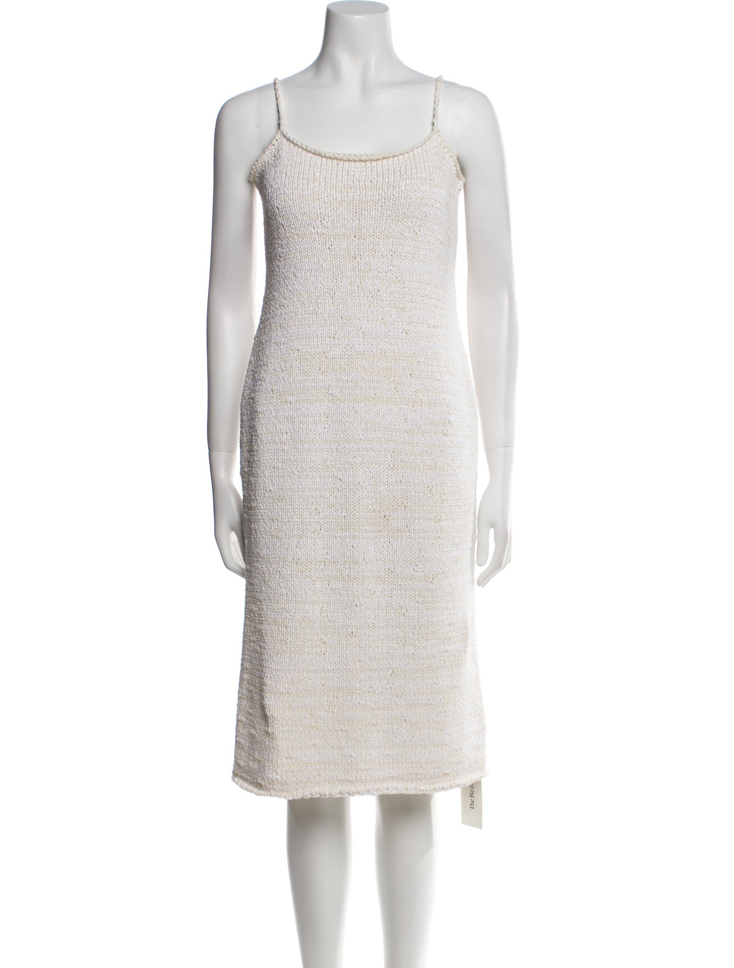 Bottega Veneta Square Neckline Midi Length Dress