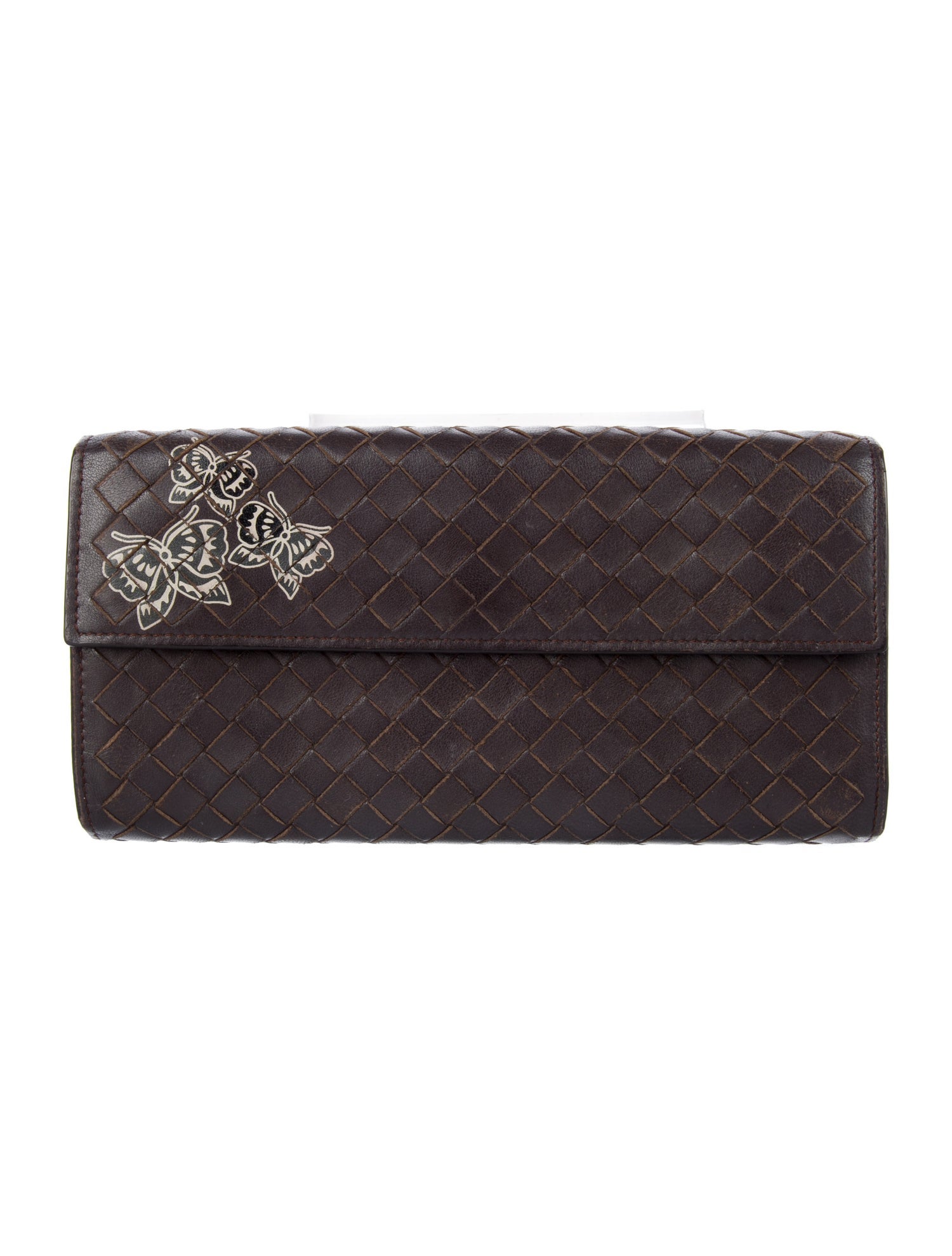 Bottega Veneta Intrecciato Contenintal Intrecciato Weave Wallet