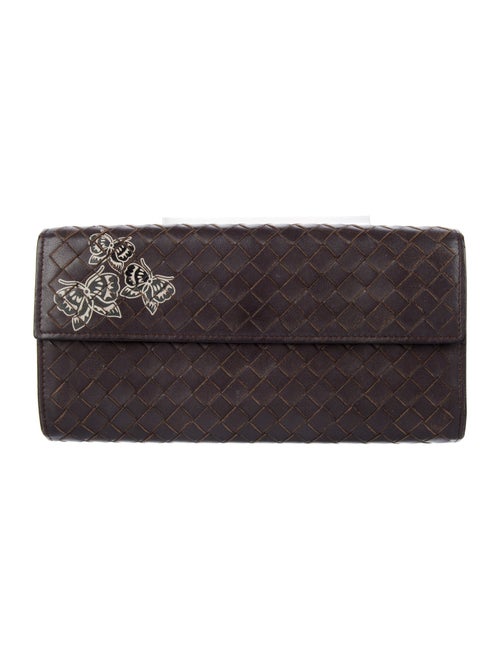 Bottega Veneta Intrecciato Contenintal Intrecciato Weave Wallet