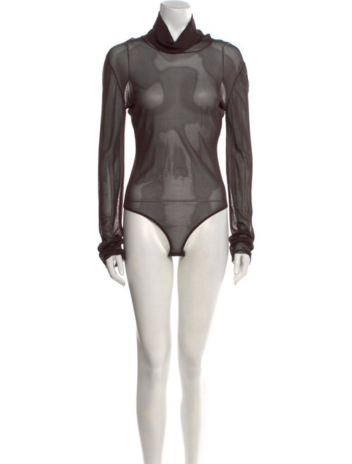 Bottega Veneta Turtleneck Long Sleeve Bodysuit