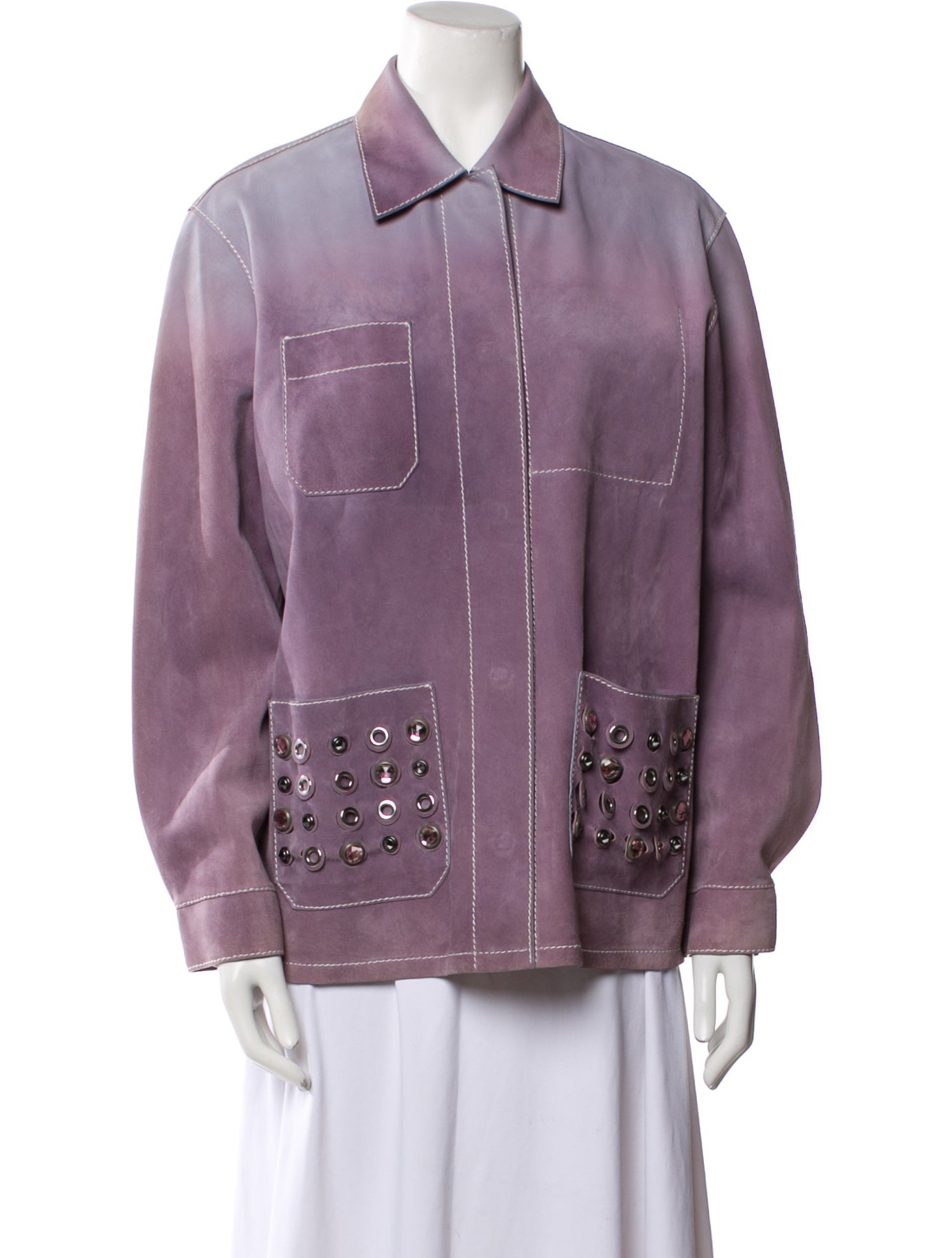 Bottega Veneta Leather Denim Jacket