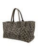 Bottega Veneta Intrecciato Ayers-Trimmed Intrecciato Cabat Tote w/ Pouch