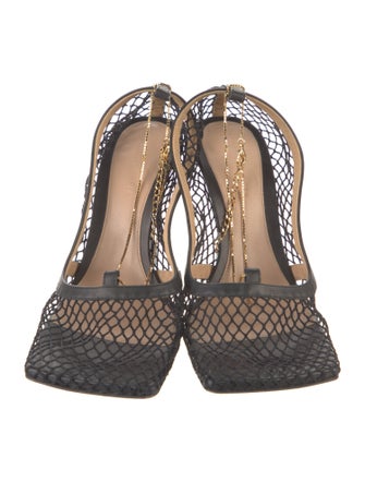 Bottega Veneta Mesh Chain-Link Accents Pumps