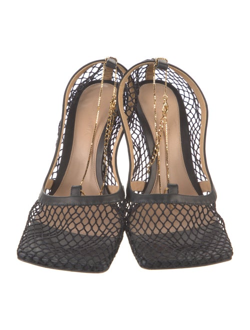Bottega Veneta Mesh Chain-Link Accents Pumps