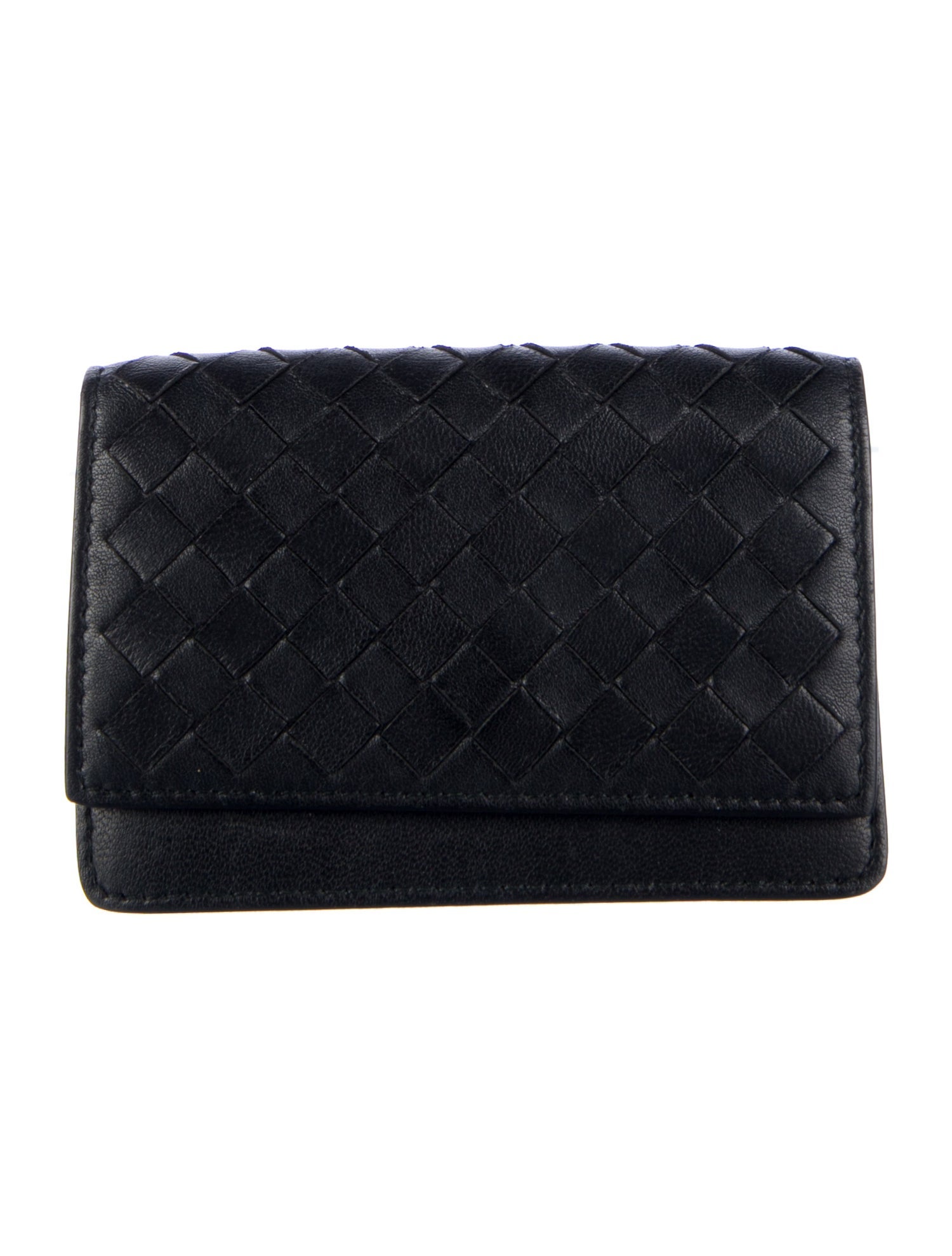 Bottega Veneta Intrecciato Weave Leather Wallet