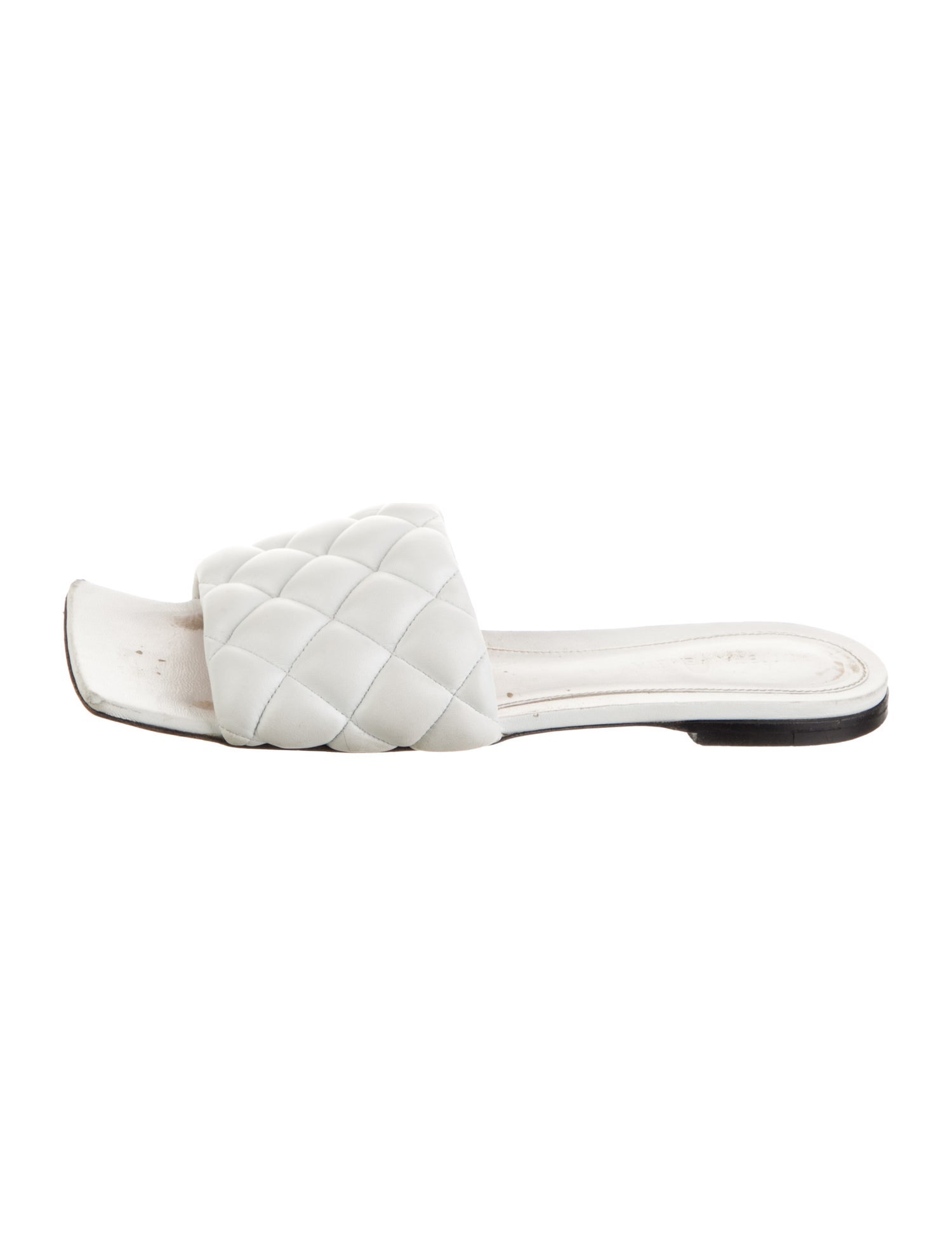 Bottega Veneta Intrecciato Weave Leather Slides