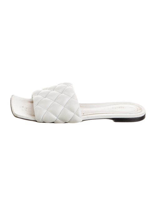 Bottega Veneta Intrecciato Weave Leather Slides