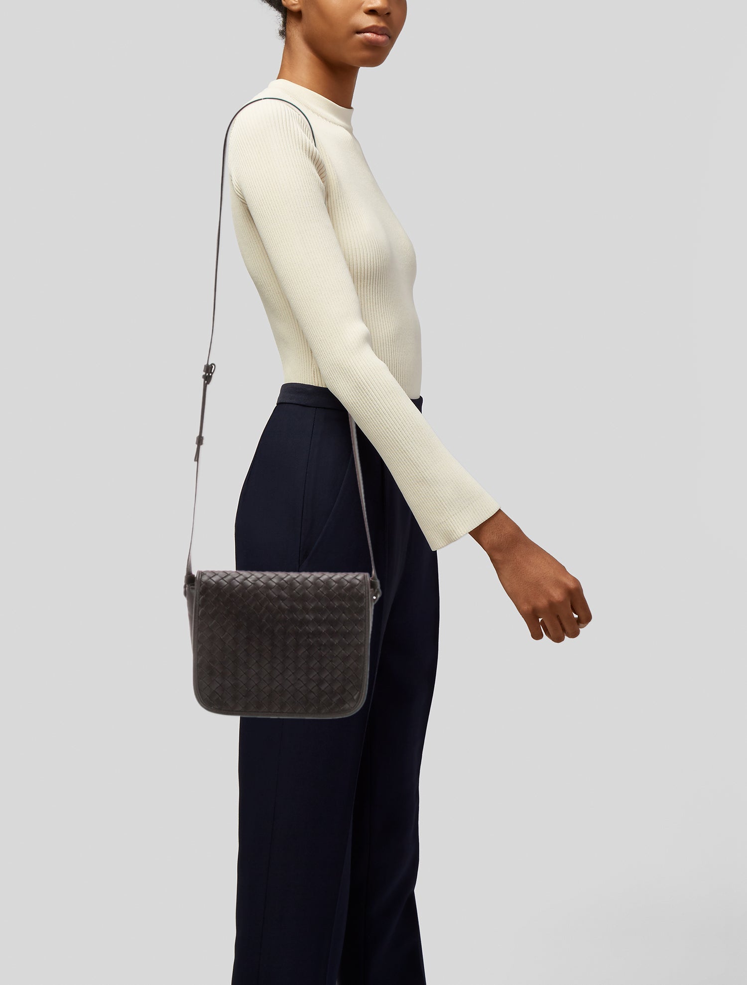 Bottega Veneta Intrecciato Messenger Bag