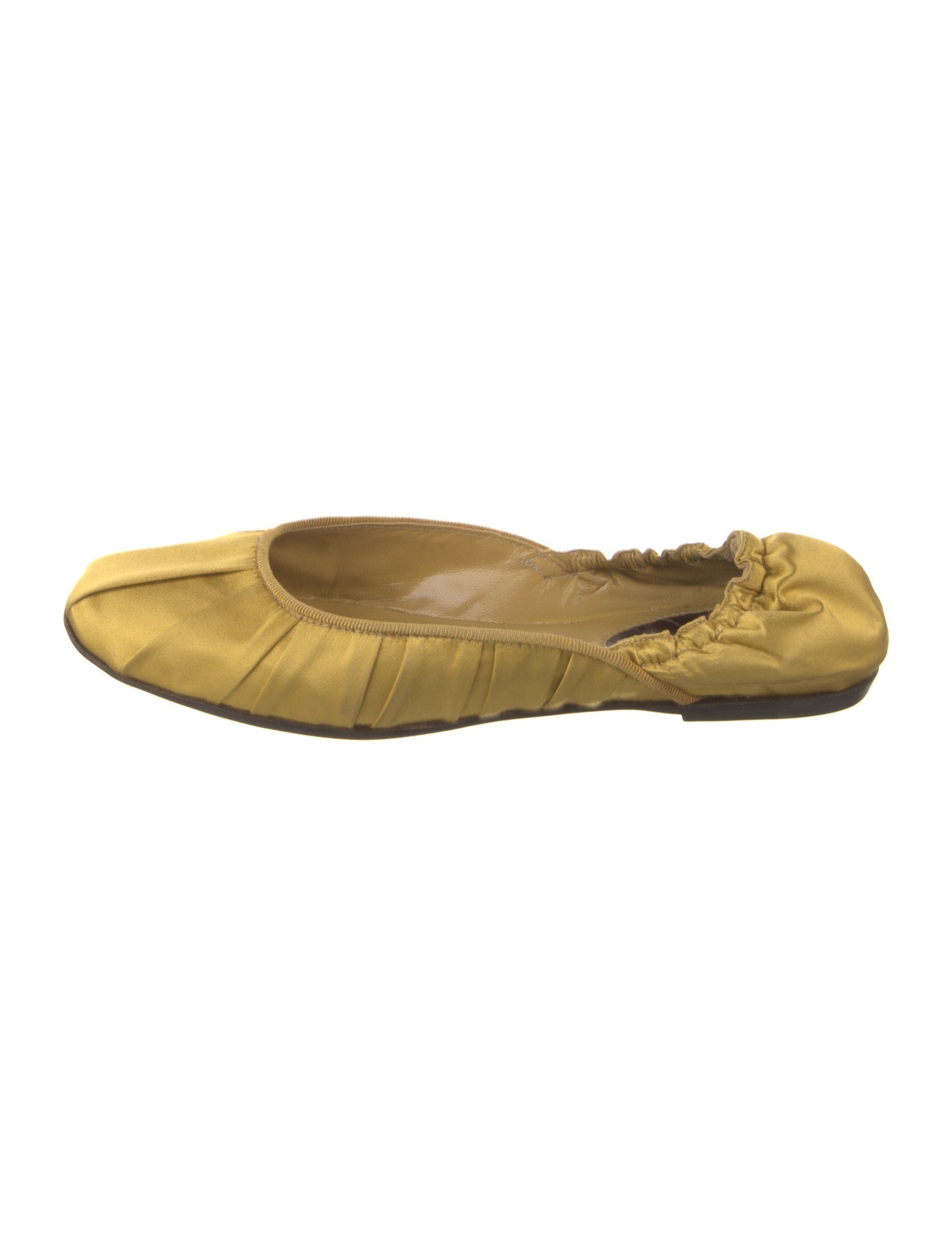 Bottega Veneta Satin Ballet Flats