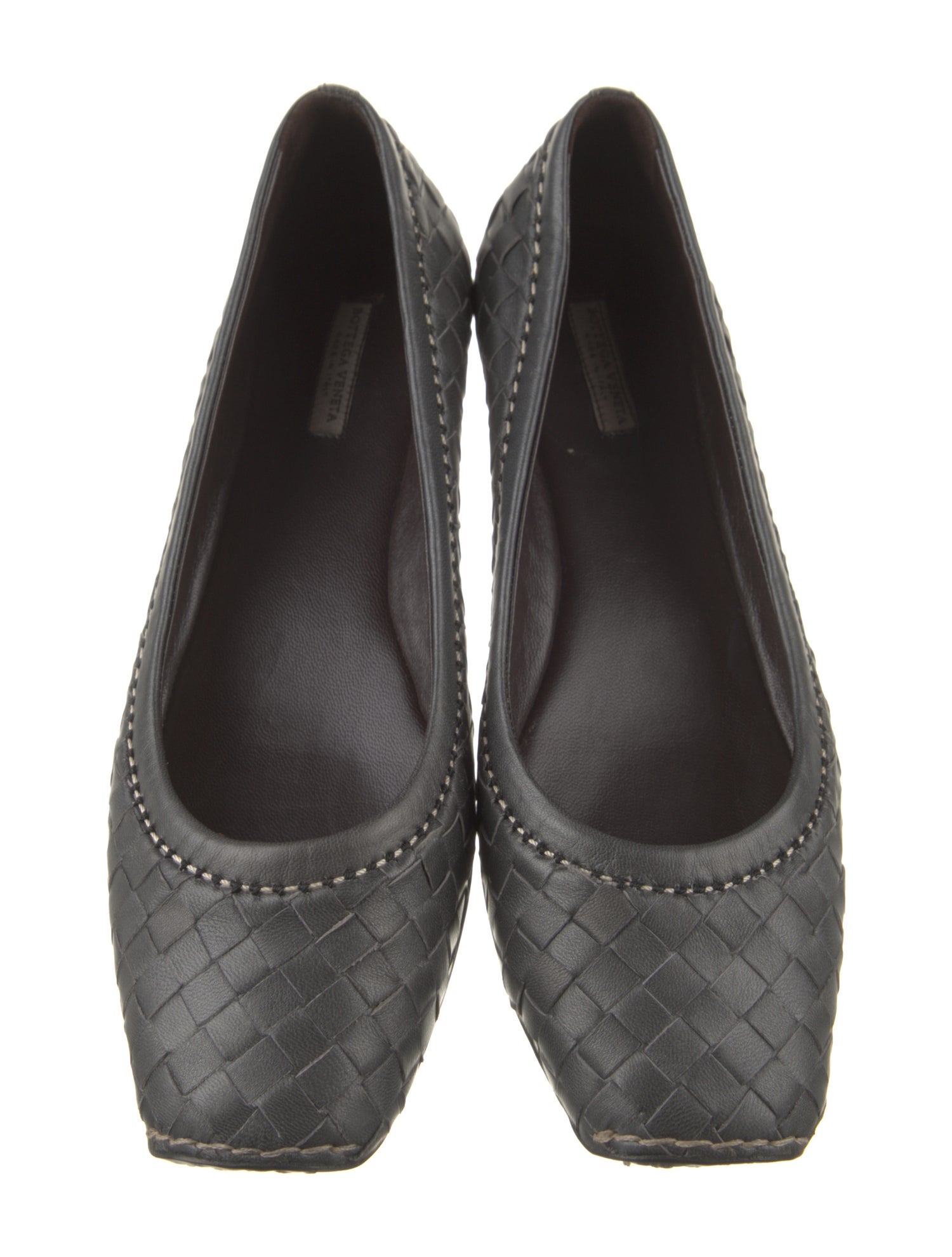 Bottega Veneta Leather Ballet Flats