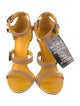 Bottega Veneta Leather Colorblock Pattern Sandals