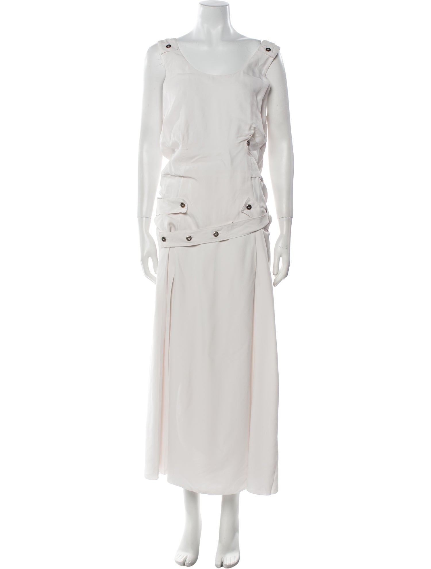 Bottega Veneta Scoop Neck Long Dress