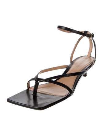 Bottega Veneta Leather Sandals