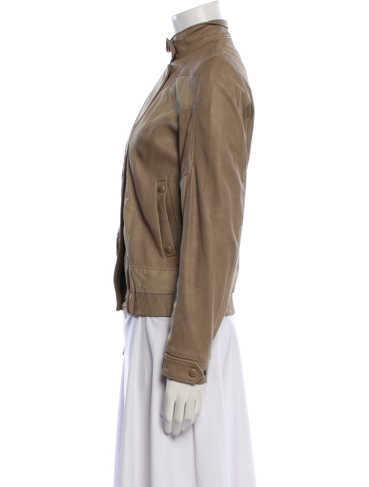 Bottega Veneta Leather Biker Jacket