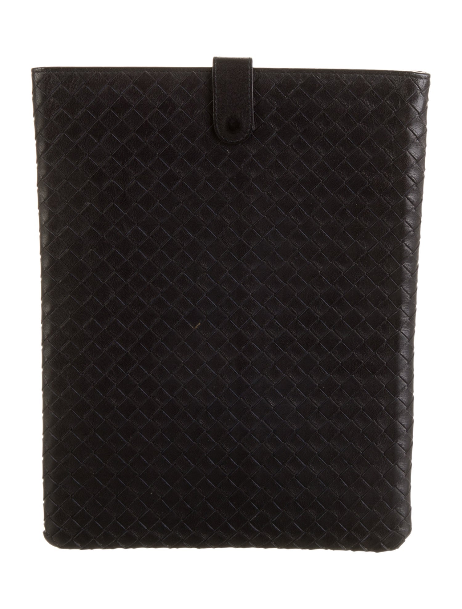Bottega Veneta black leather Bottega Veneta tablet case