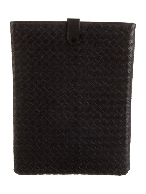 Bottega Veneta black leather Bottega Veneta tablet case
