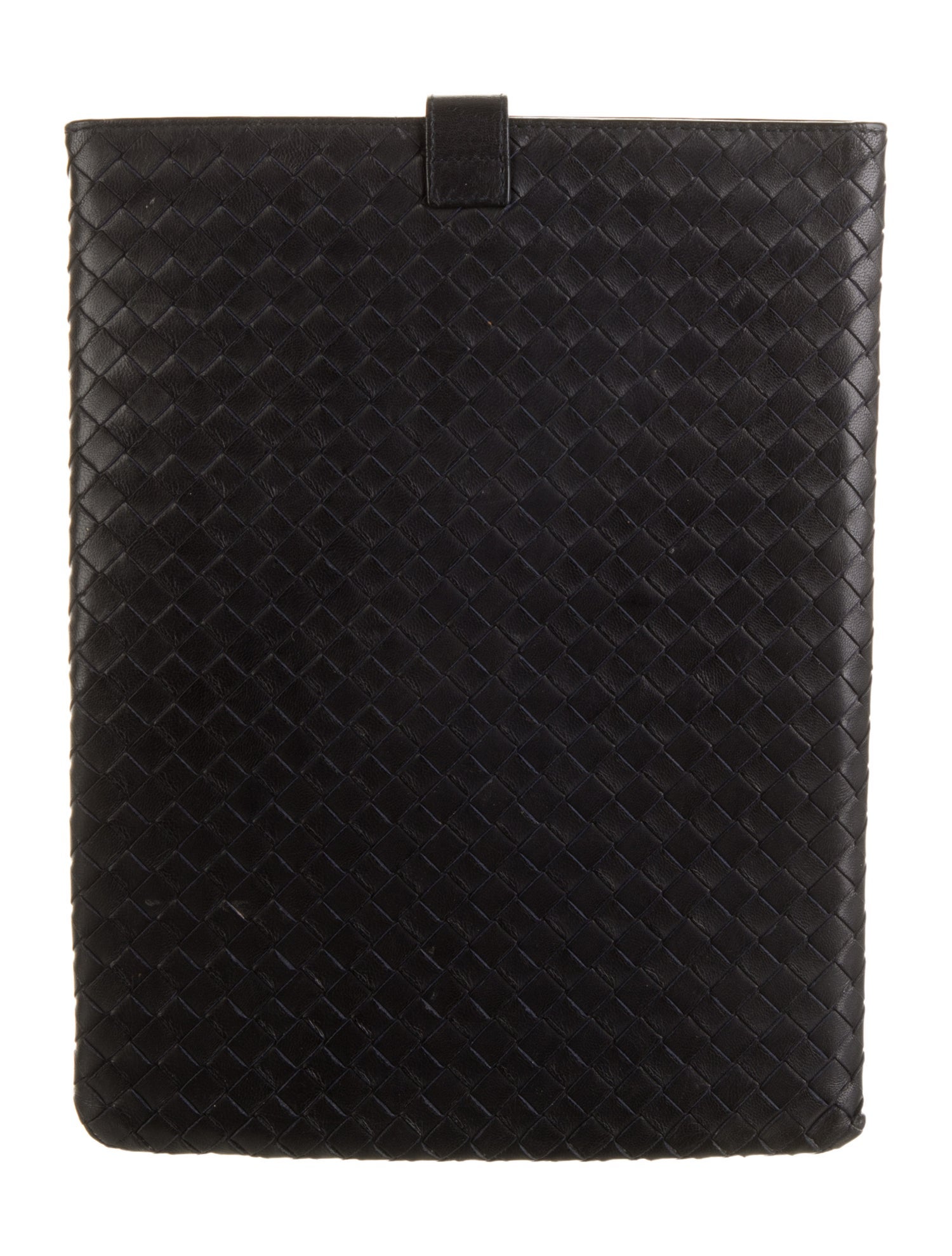 Bottega Veneta black leather Bottega Veneta tablet case