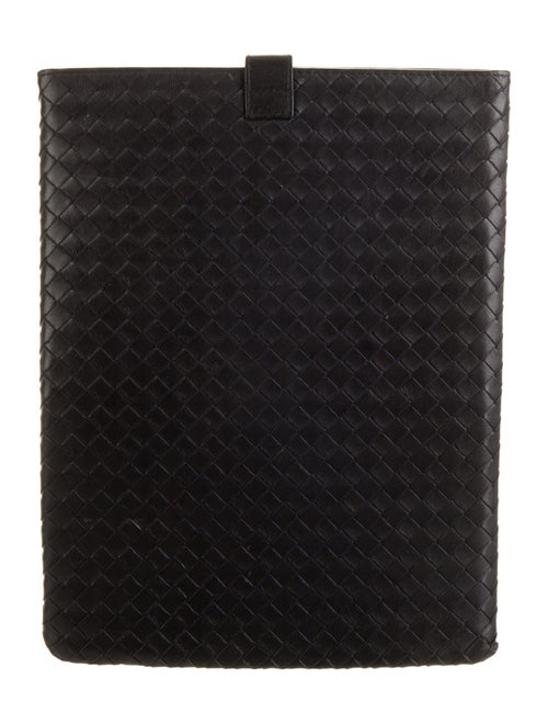 Bottega Veneta black leather Bottega Veneta tablet case