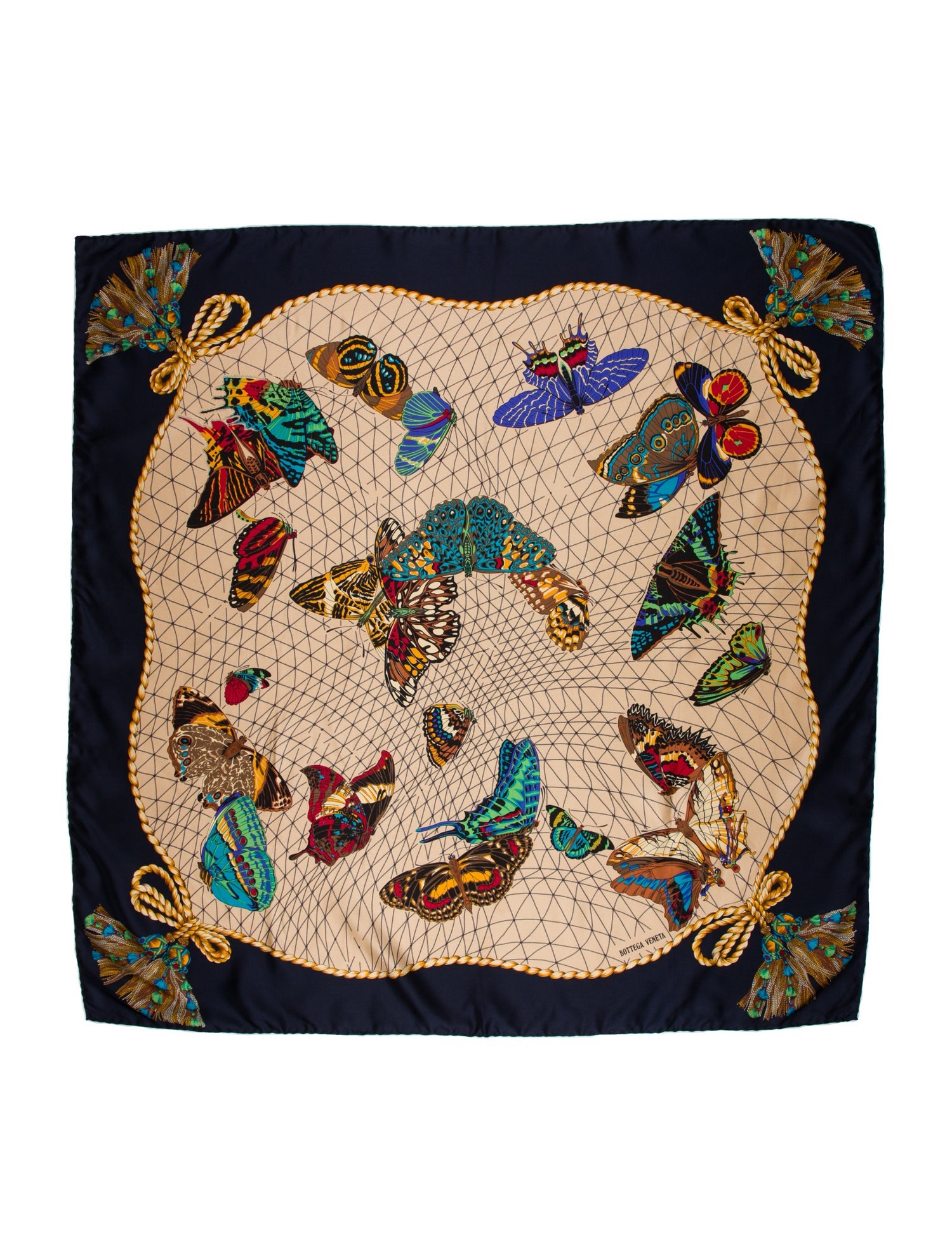 Bottega Veneta Silk Vintage Scarf