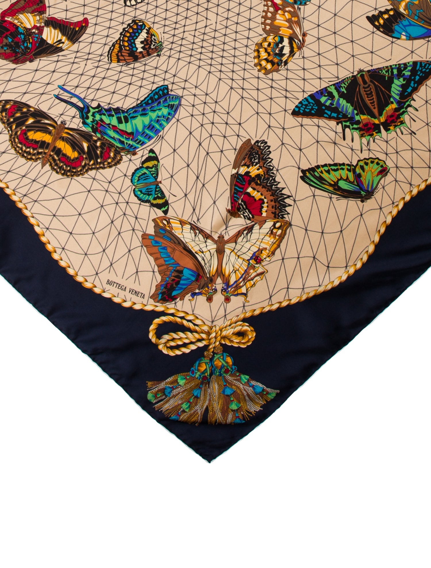 Bottega Veneta Silk Vintage Scarf
