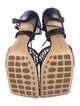 Bottega Veneta Mesh Leather Trim Embellishment D'Orsay Pumps