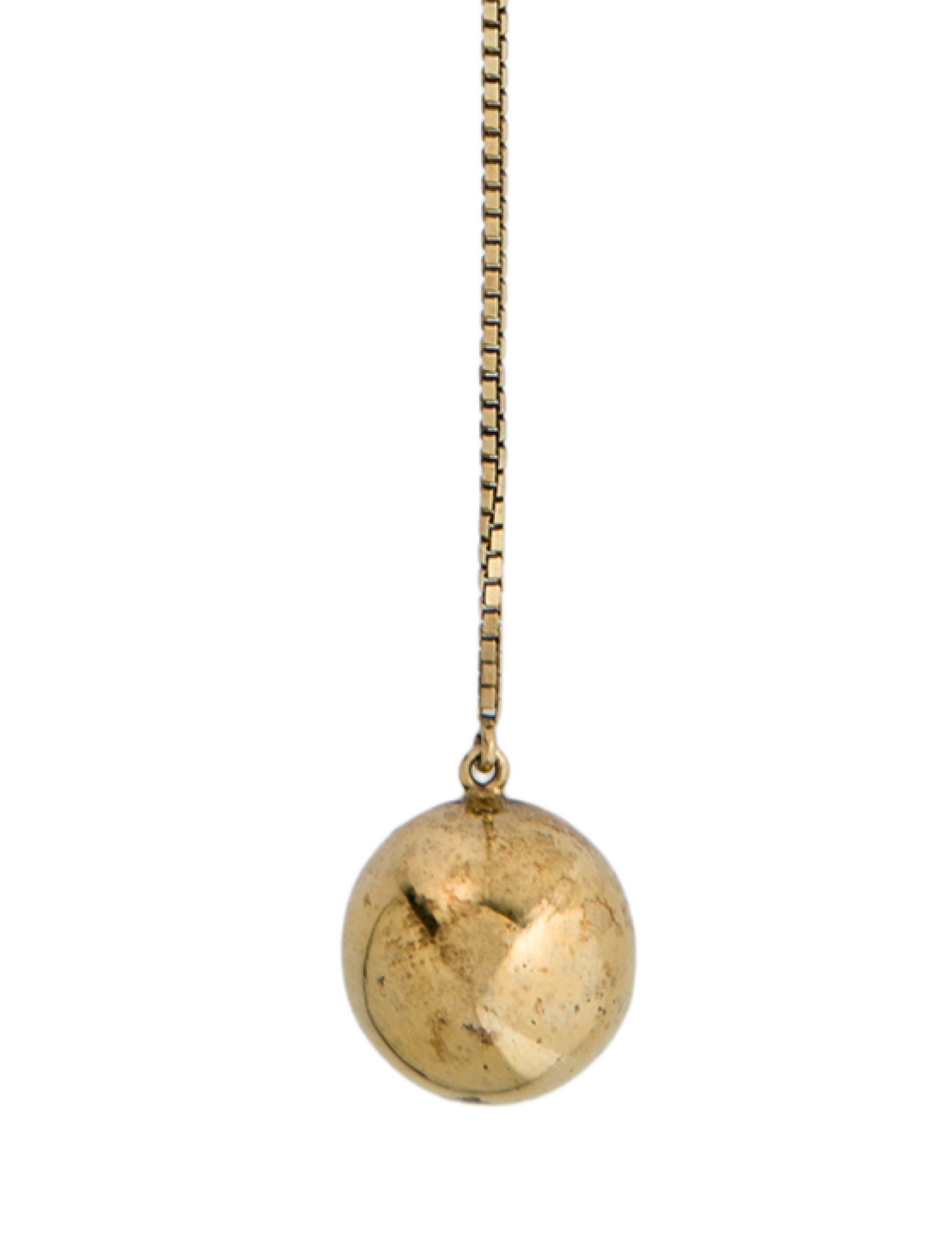Bottega Veneta Adjustable Sphere Lavalier Necklace