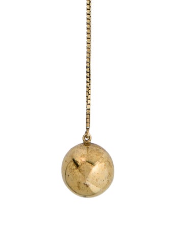 Bottega Veneta Adjustable Sphere Lavalier Necklace