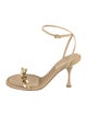 Bottega Veneta Leather Chain-Link Accents Sandals