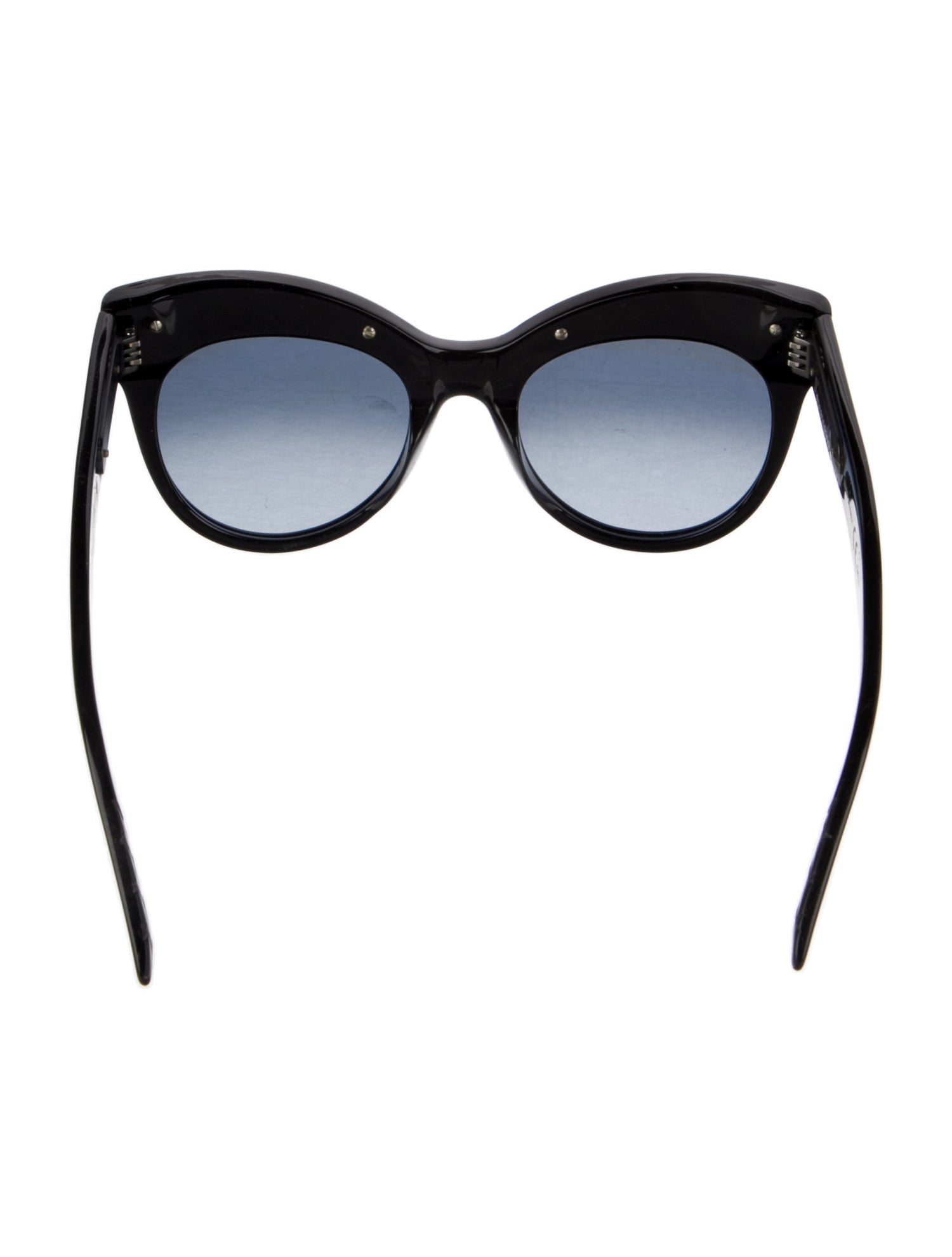 Bottega Veneta Intrecciato Weave Cat-Eye Sunglasses