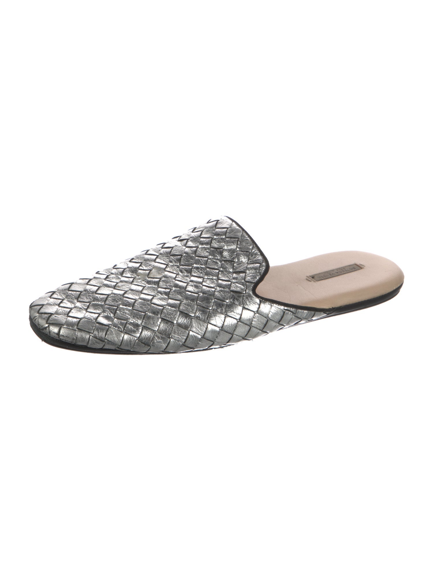 Bottega Veneta Intrecciato Weave Leather Mules