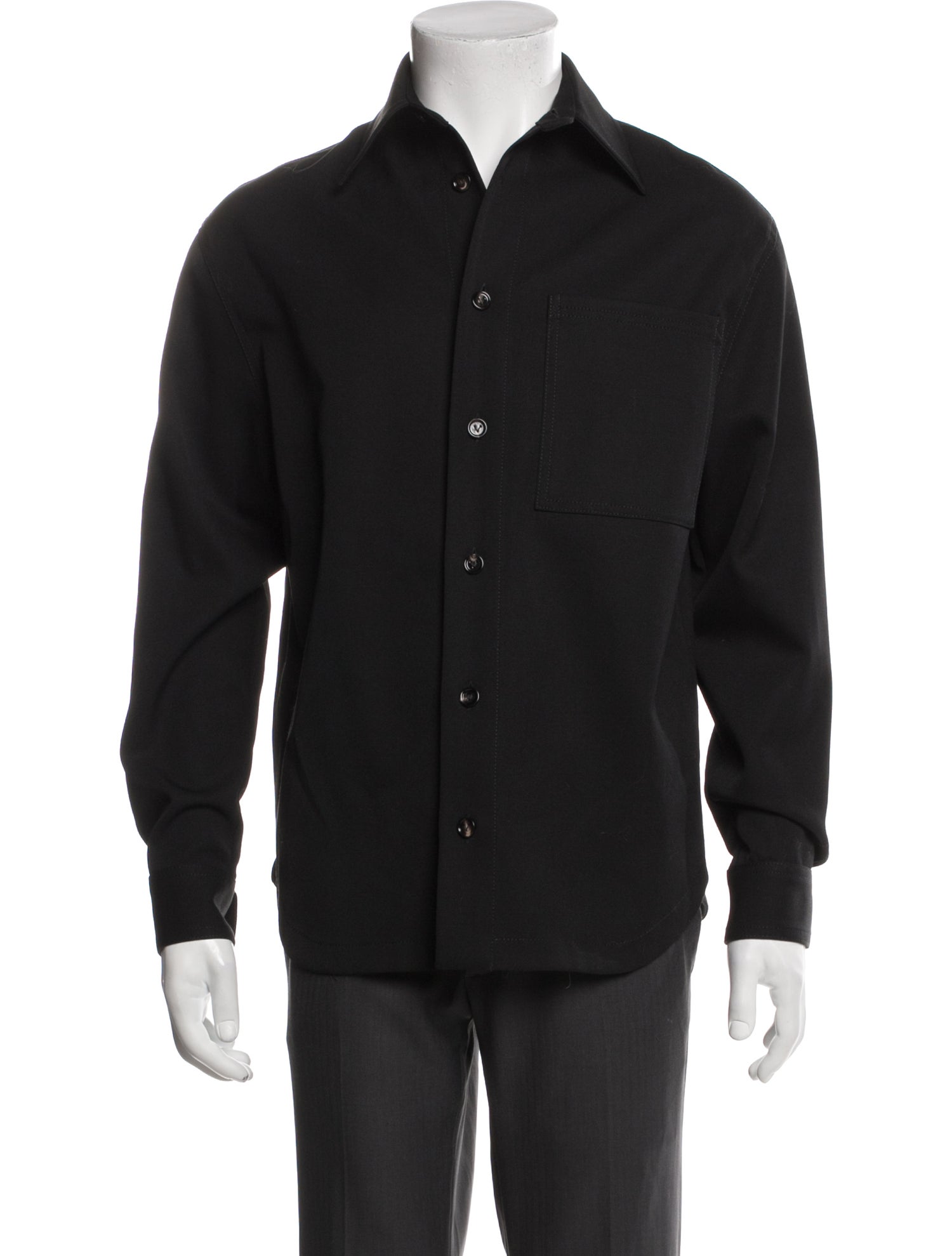 Bottega Veneta Wool Long Sleeve Shirt