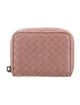 Bottega Veneta Intrecciato Weave Leather Compact Wallet