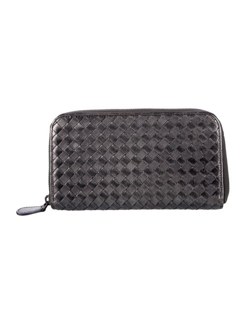 Bottega Veneta Intrecciato Weave Leather Continental Wallet
