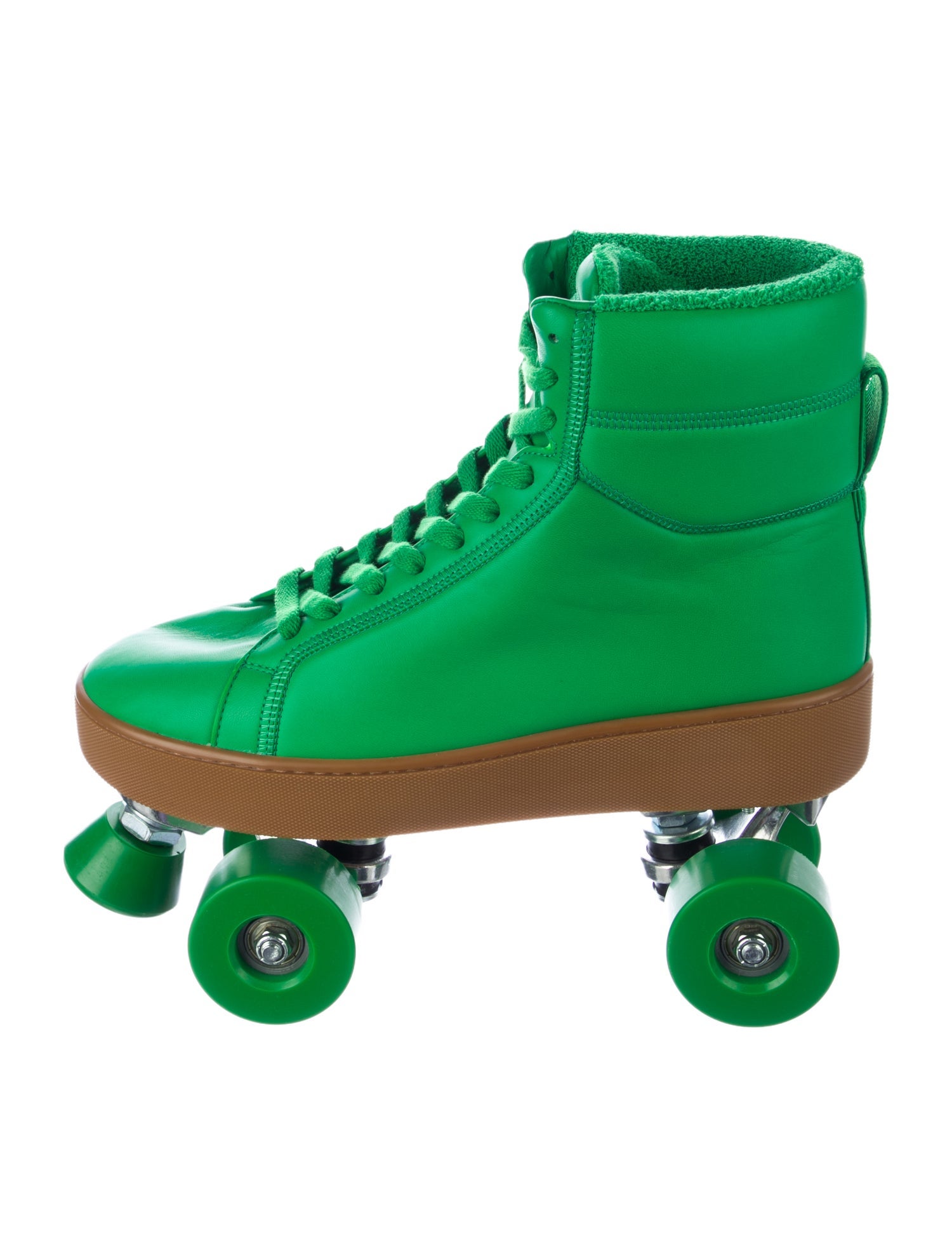 Bottega Veneta Leather Roller Skates