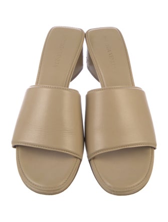 Bottega Veneta Leather Slides