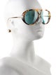 Bottega Veneta Aviator Mirrored Sunglasses