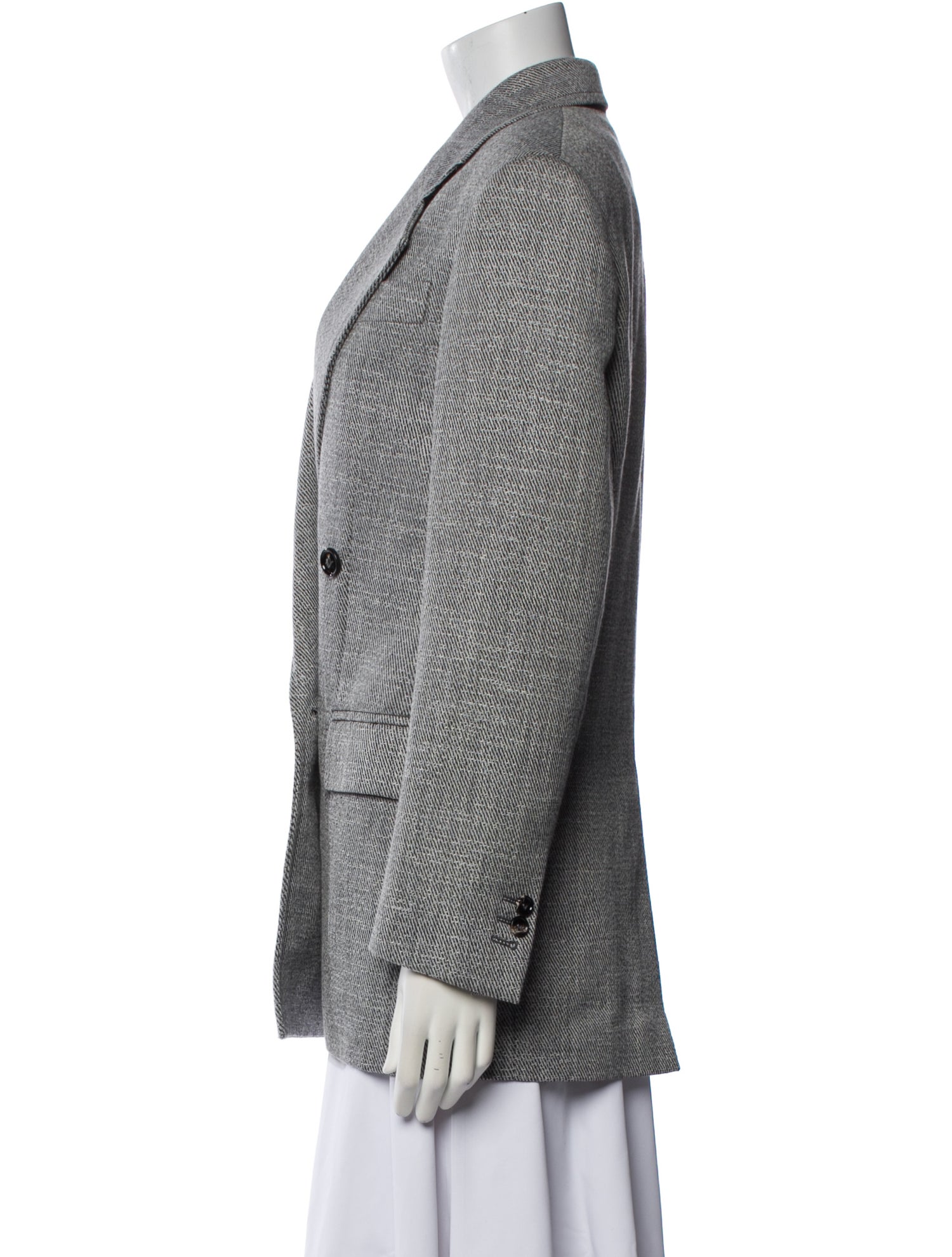 Bottega Veneta Plaid Print Blazer