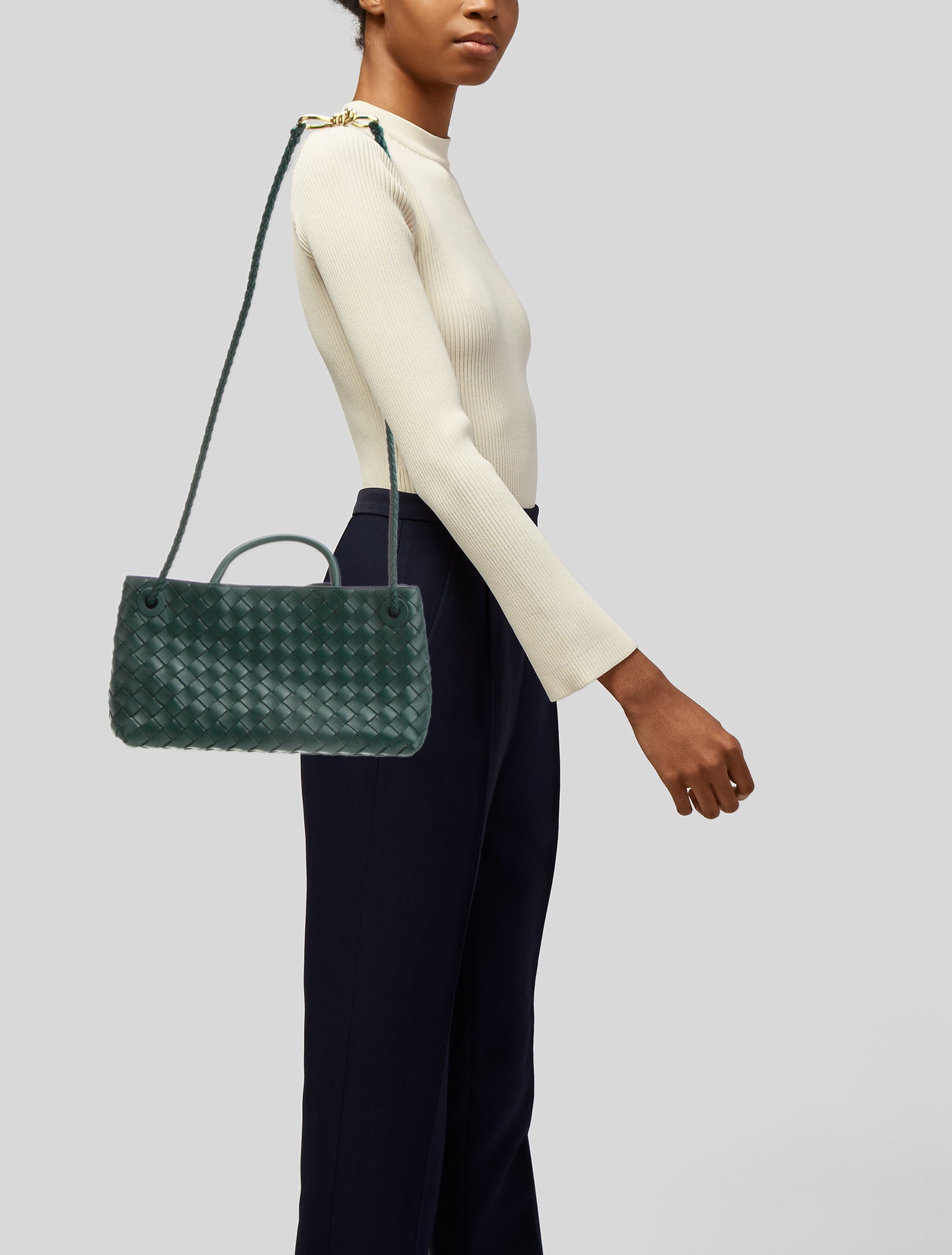 Bottega Veneta Intrecciato Andiamo East-West Small