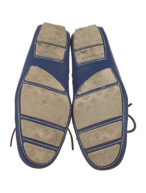 Bottega Veneta Leather Colorblock Pattern Moccasins