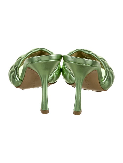 Bottega Veneta Quilted Pattern Leather Slides