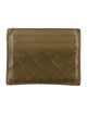 Bottega Veneta Intrecciato Weave Leather Card Holder