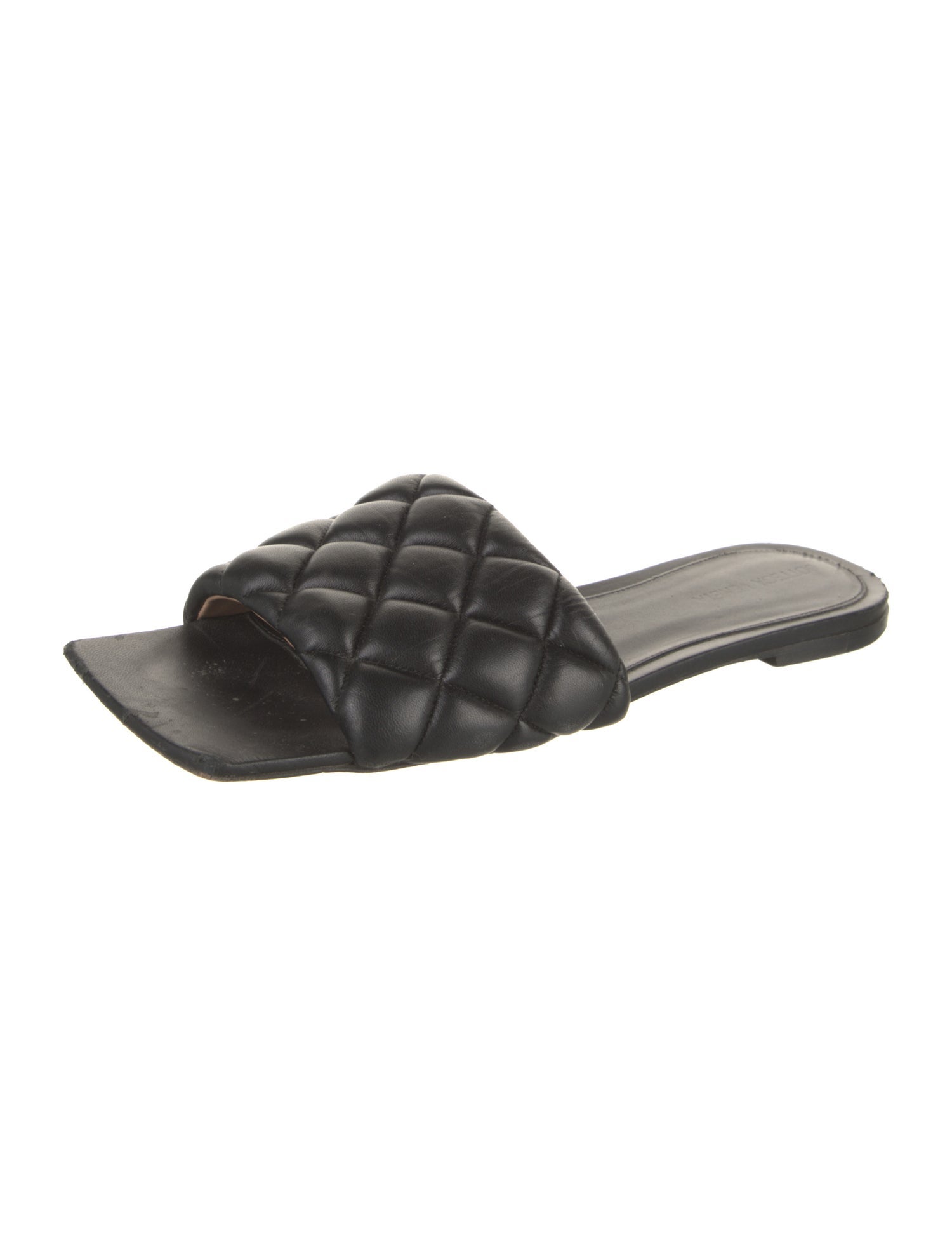 Bottega Veneta Leather Slides