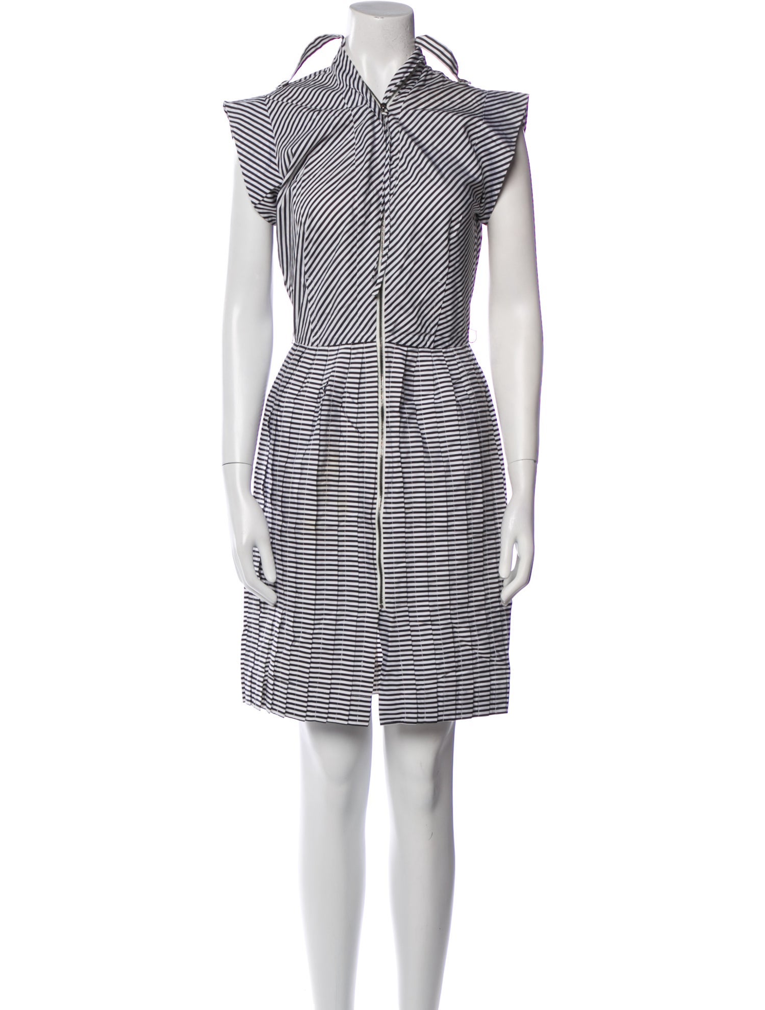 Bottega Veneta Striped Mini Dress