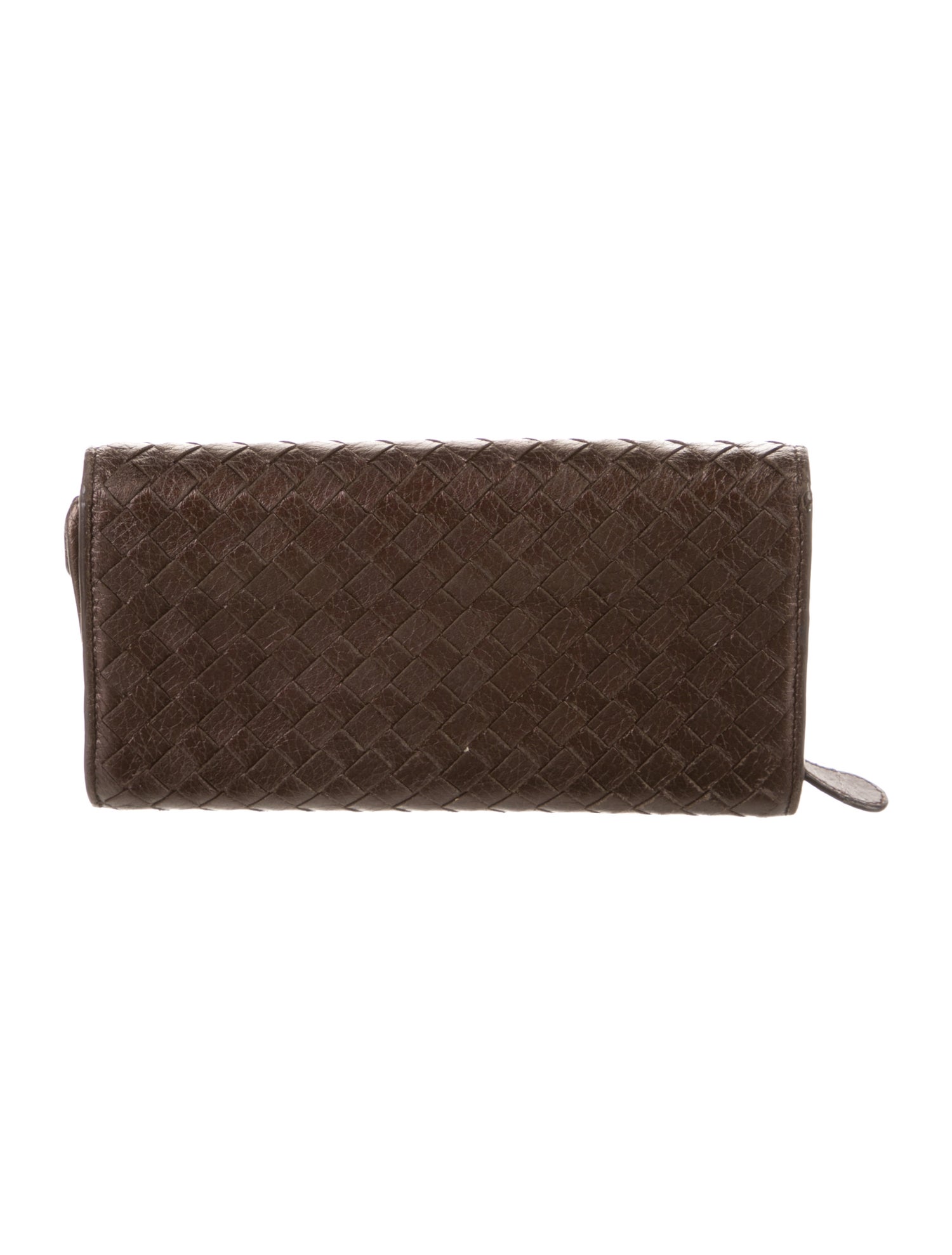 Bottega Veneta Intrecciato Weave Leather Wallet