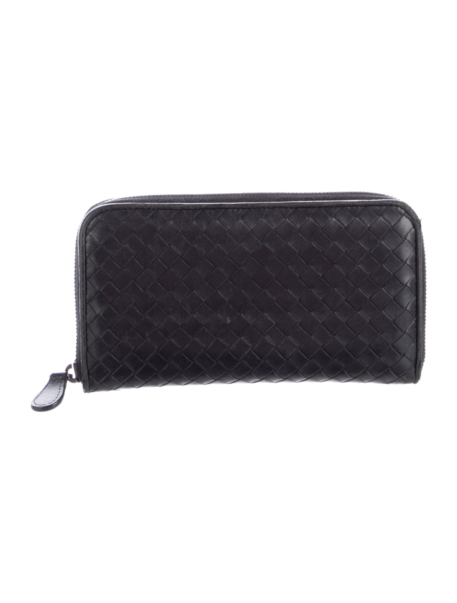Bottega Veneta Vintage Intrecciato Weave Continental Wallet