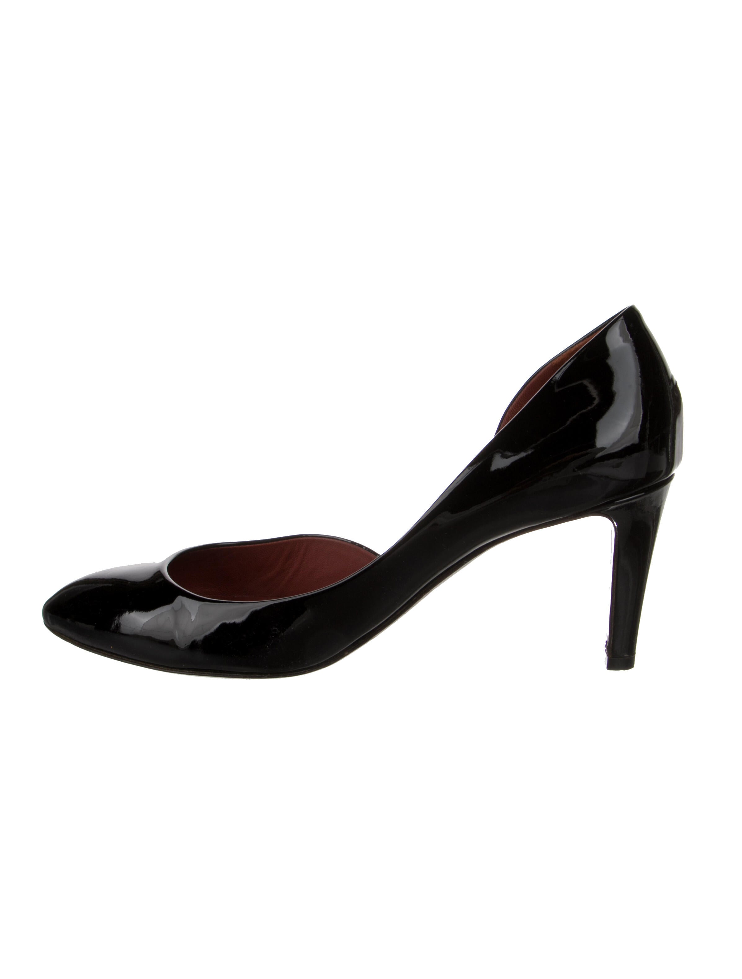 Bottega Veneta Patent Leather D'Orsay Pumps
